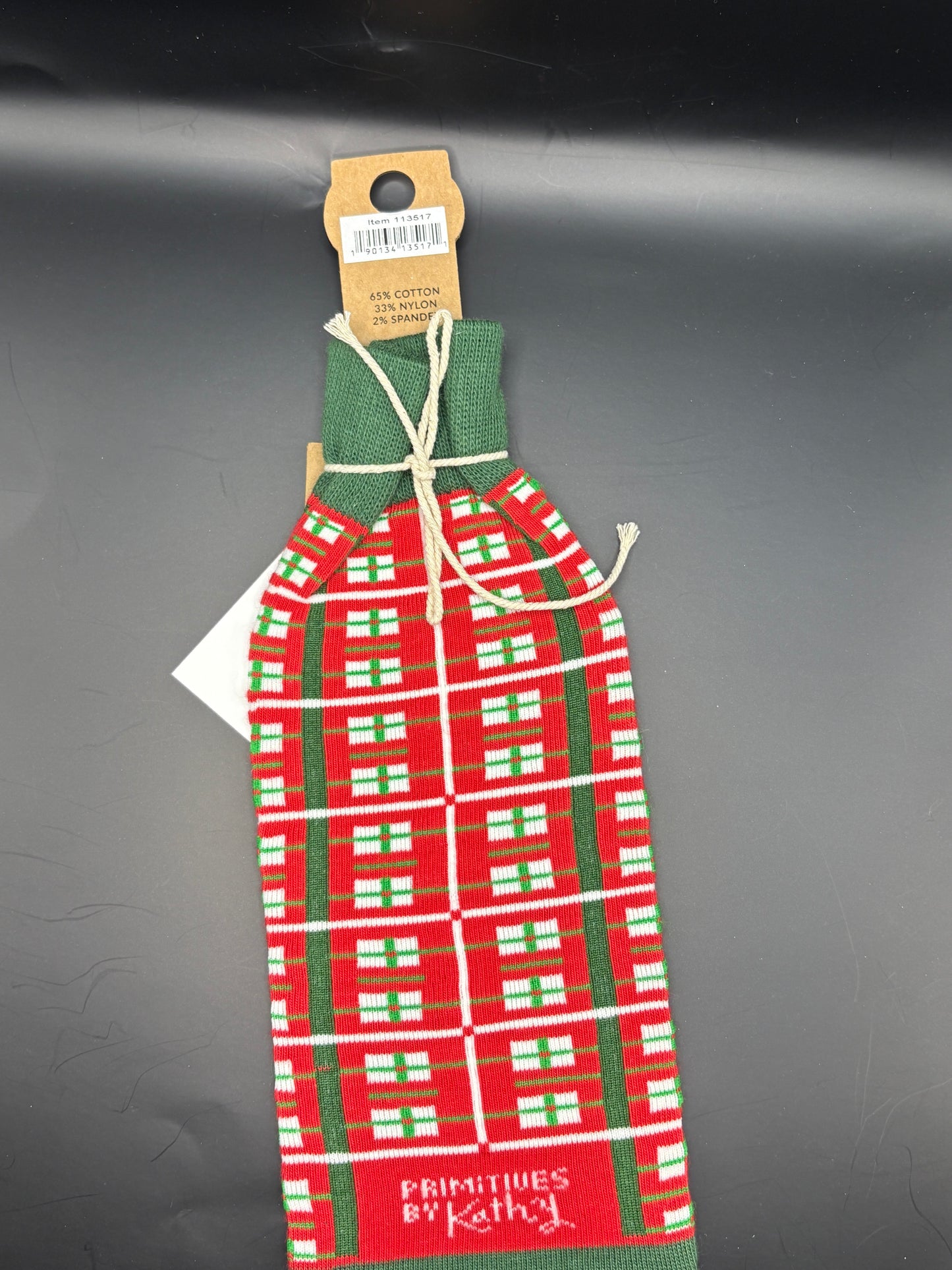 Alcohol Count as Holiday Spirit Wine Sock