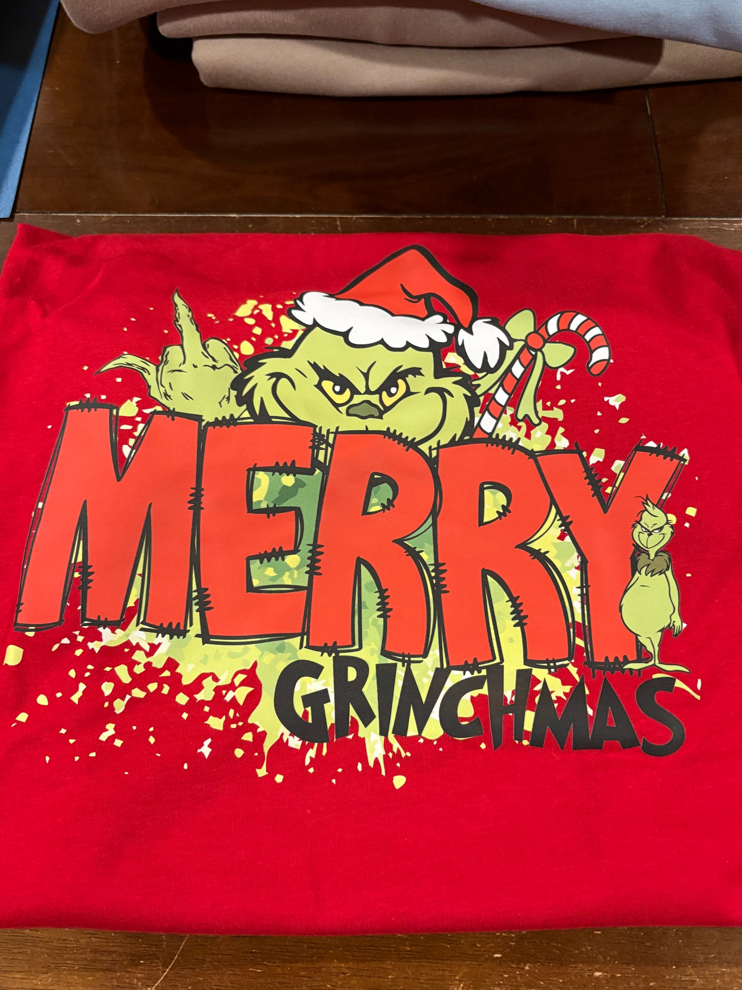 Merry Grinchmas Naughty T-Shirt