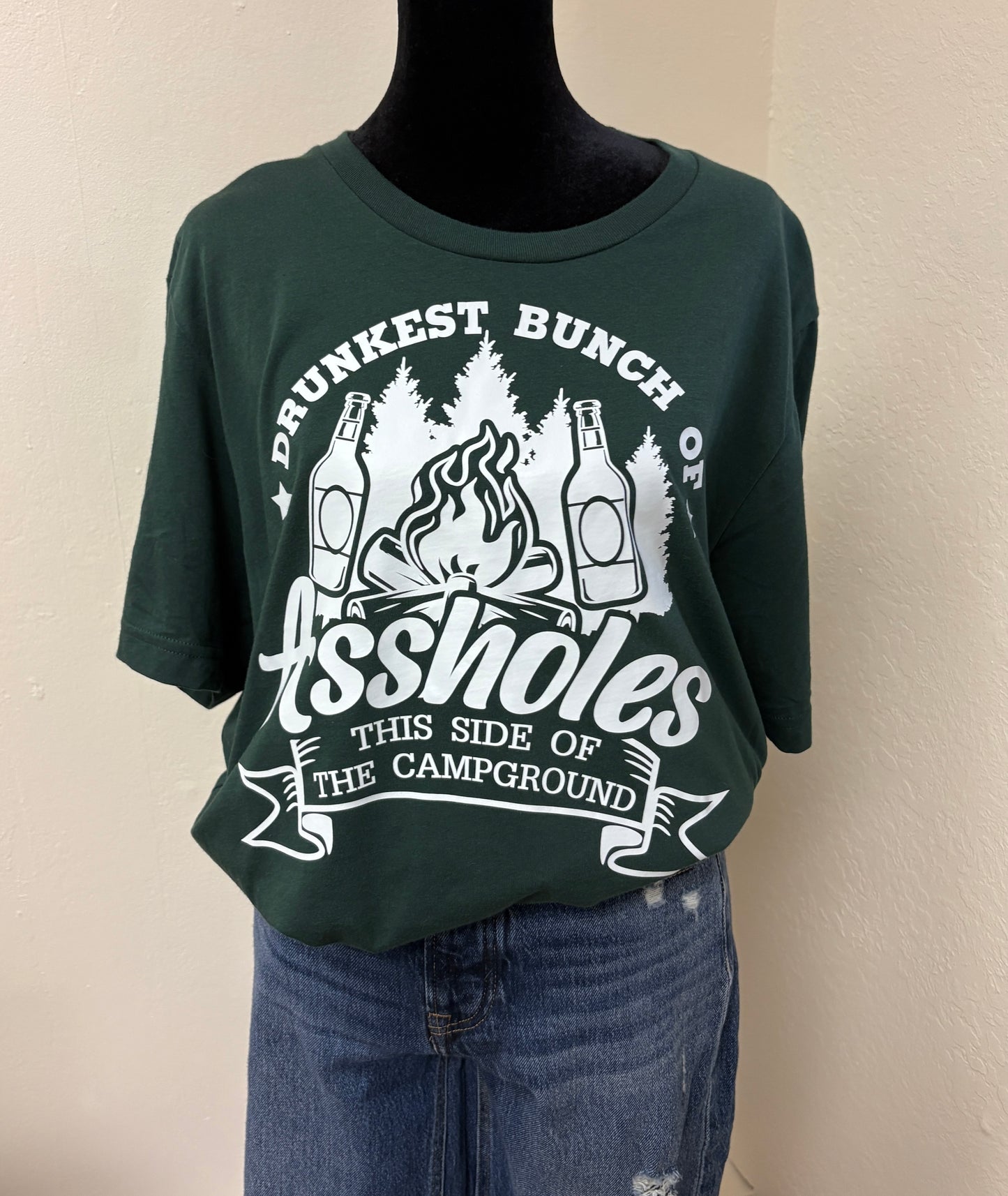 Drunkest Bunch Camping T-Shirt