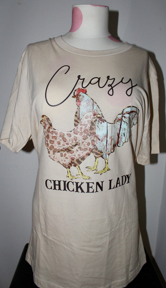 Crazy Chicken Lady T-Shirt