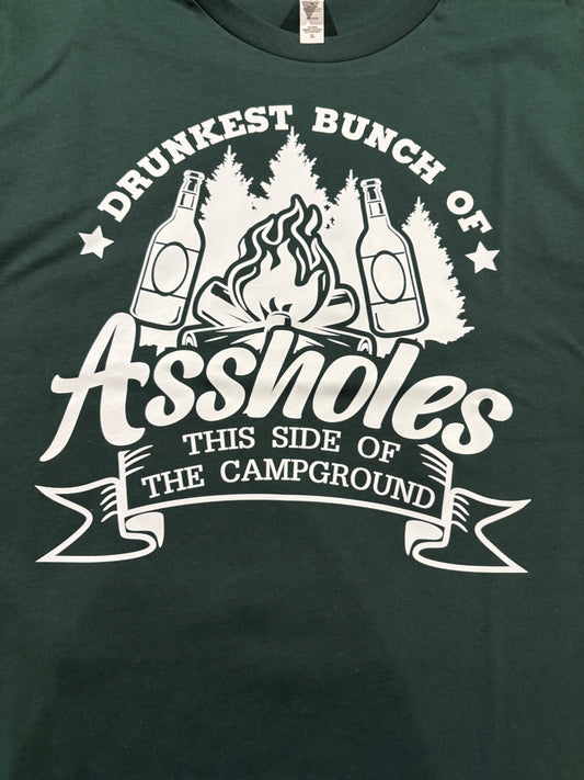 Drunkest Bunch Camping T-Shirt