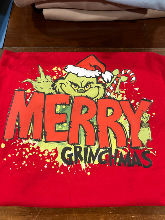 Merry Grinchmas Naughty T-Shirt